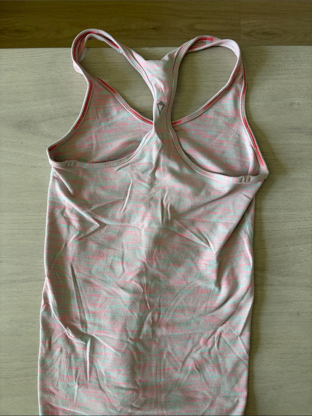 Ivivva Pink Striped Racerback Tank